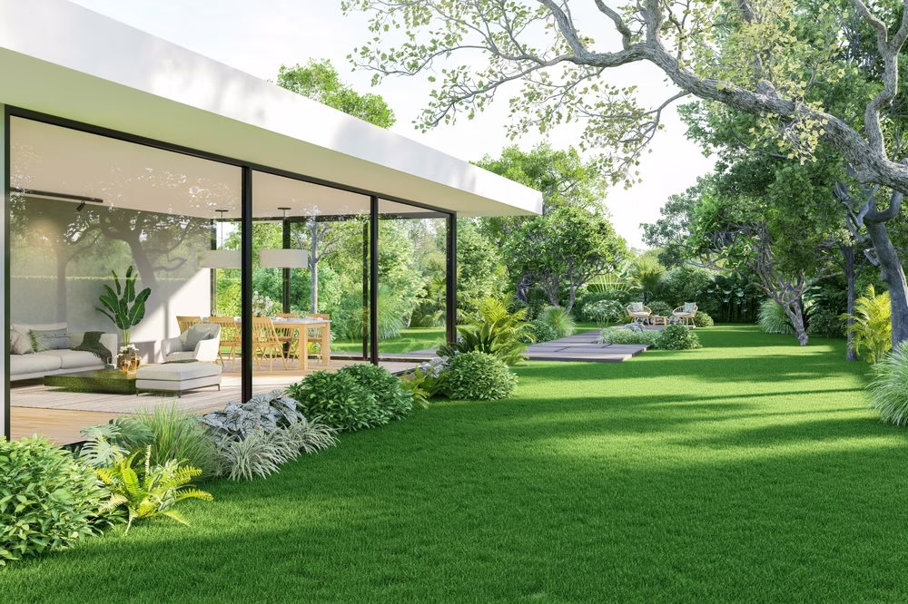 Profesyonel peyzaj projesi uygulaması